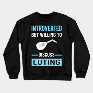 Introverted Lute Crewneck Sweatshirt